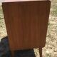 Commode bois et rotin vintage