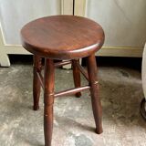 Dark wood stool