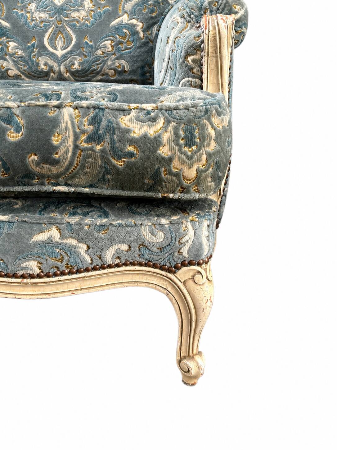 Set of 4 Louis XV cottage Provence armchairs