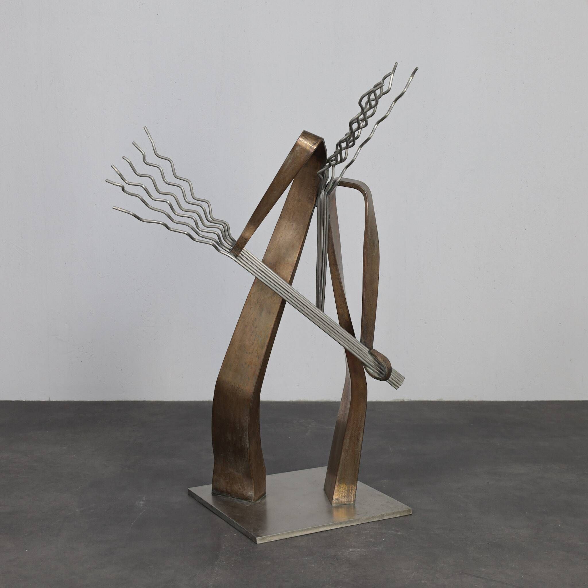La sculpture abstraite "The Chord" (Het Akkoord) par André van der Linden