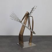 La sculpture abstraite "The Chord" (Het Akkoord) par André van der Linden