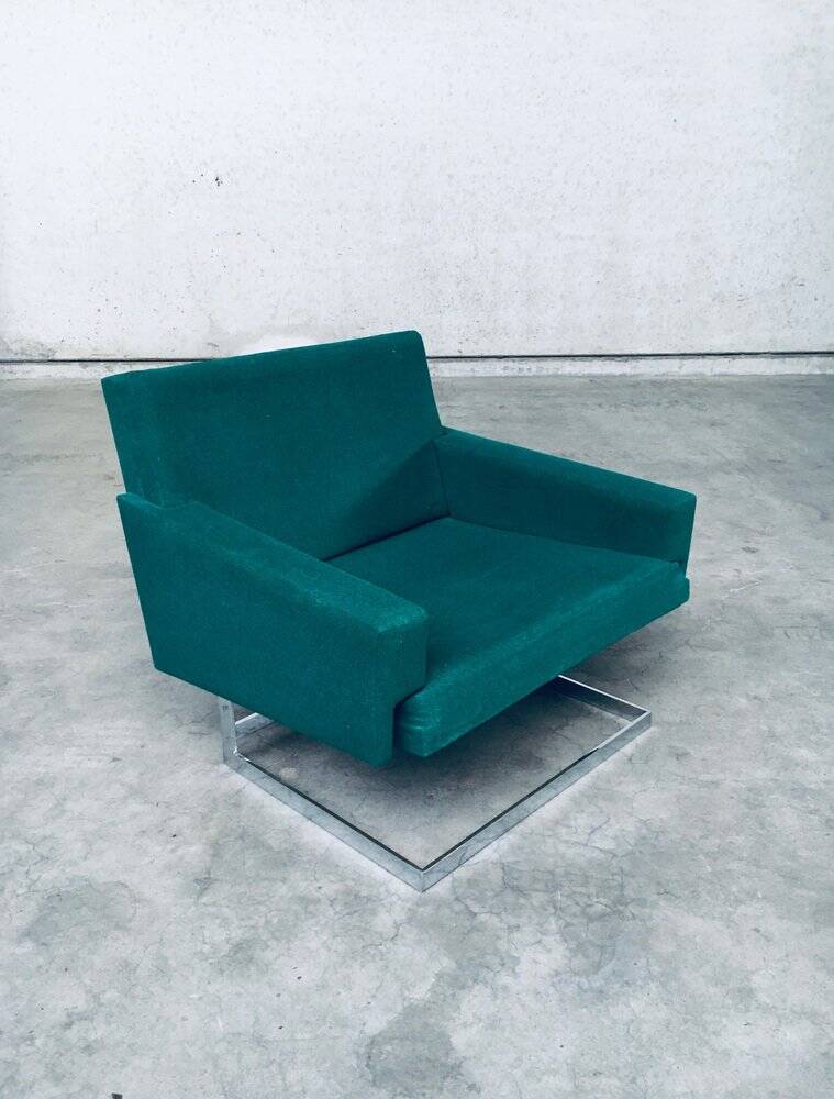 Mid-Century Modern Belgian Floating Lounge Chair, 1960s