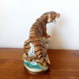 Ceramic tiger from around 1940 / 1950