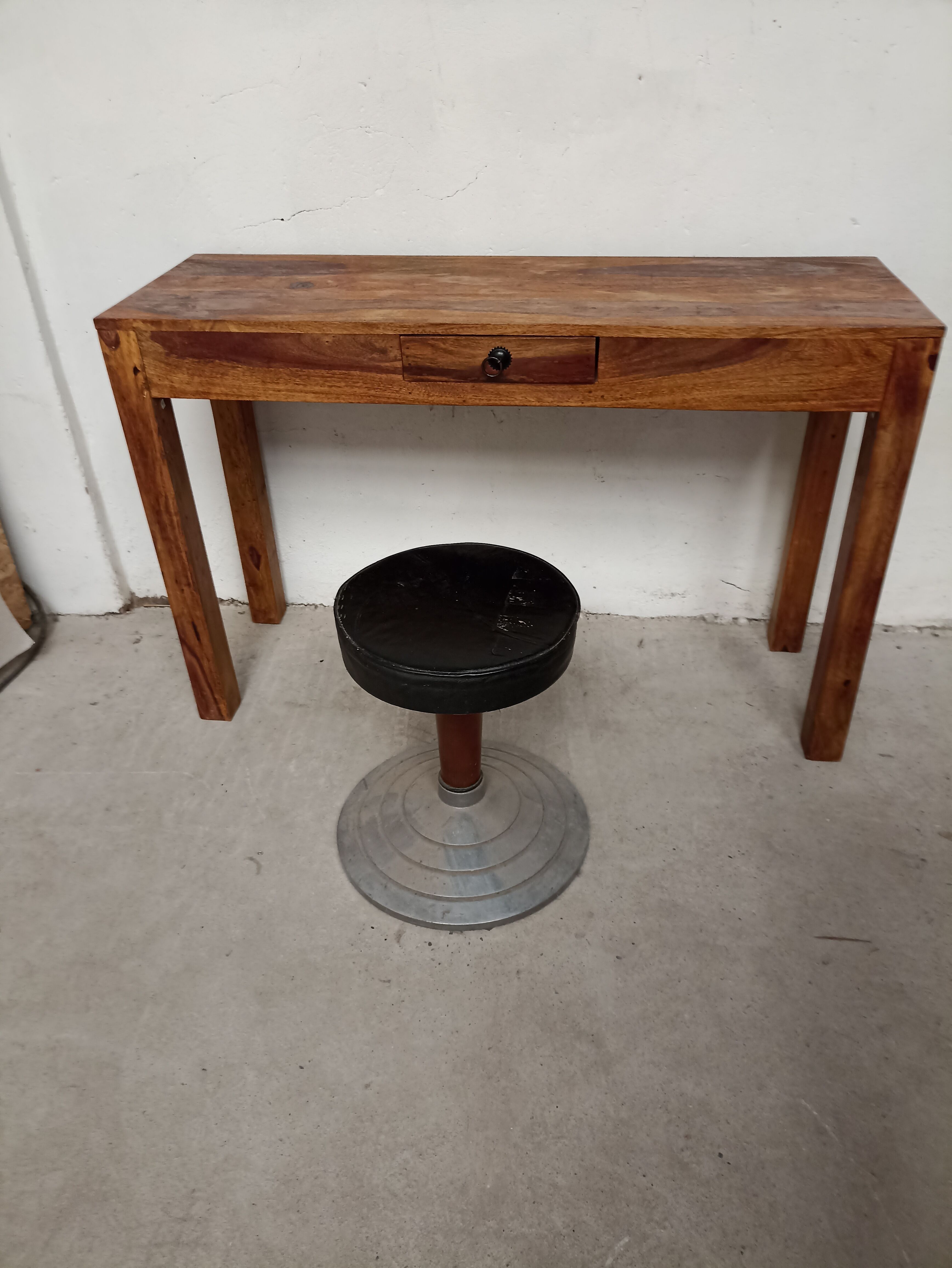 Solid Sesham wood desk console