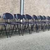 Set of 36 stackable chairs by Walter Leeman for Kusch & Co