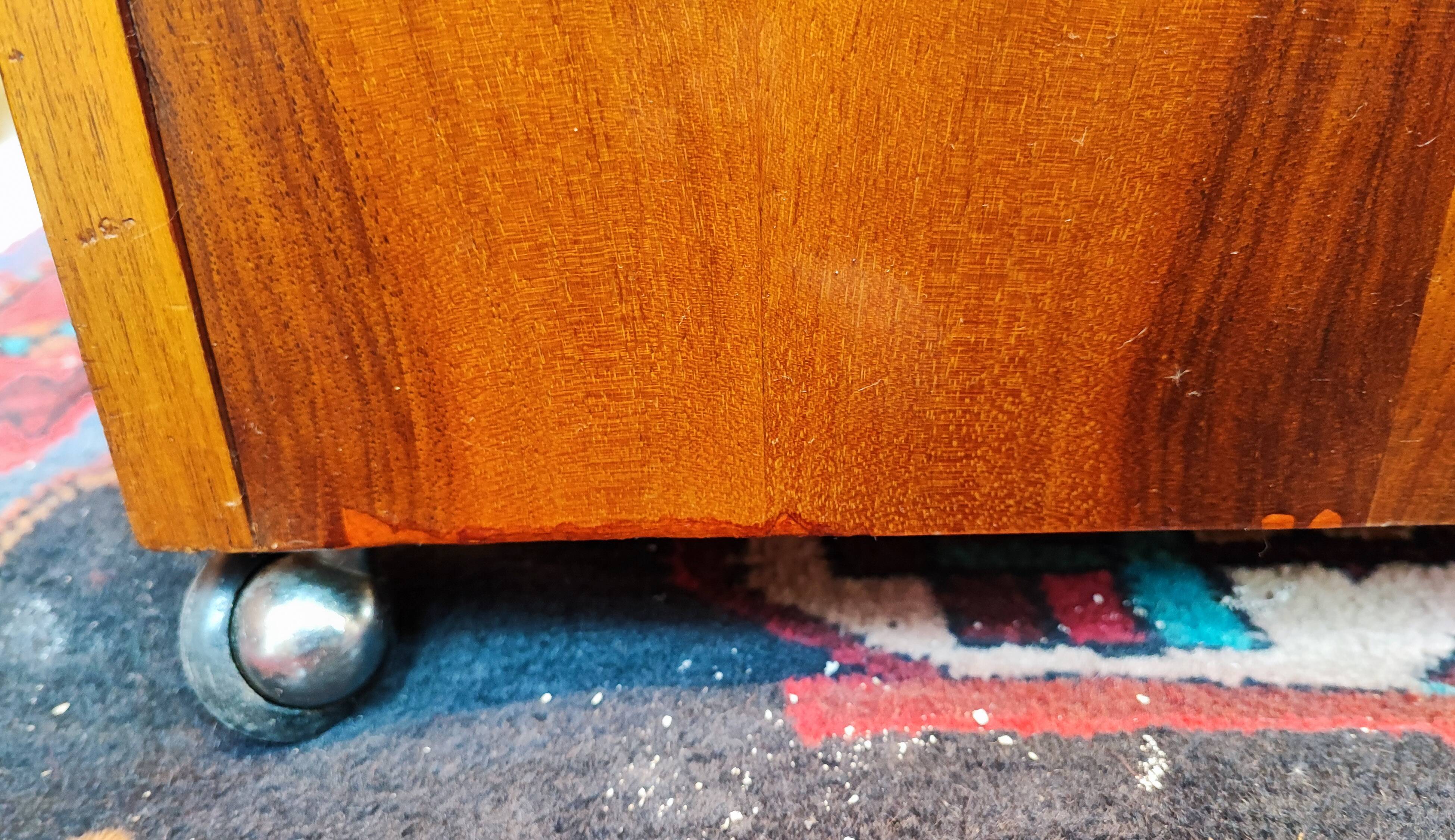 Rosewood coffee bar table Italy 1960