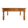 Antique coffee table in solid elm with turned legs.