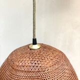 Wicker suspension tulip shape