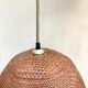 Wicker suspension tulip shape