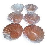 Set of 6 vintage Arcoroc bowls