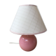 Pink ceramic lamp