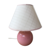 Pink ceramic lamp