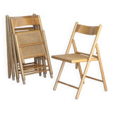 5 habitat cane folding chairs
