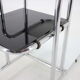 1960s functionalist chrome flower rack