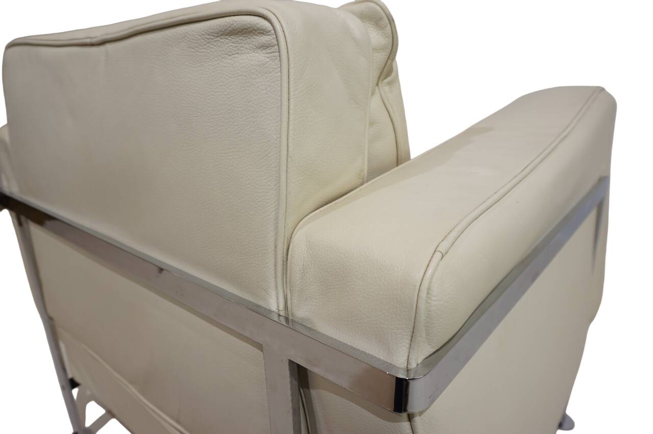 Fauteuil en cuir Robert Haussmann RH 302 pour De Sede/Hans Kaufeld