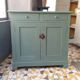 Parisian sideboard gray blue green