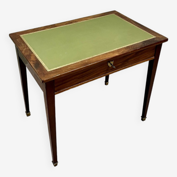 Desk writing table in mahogany louis xvi style xix eme century