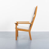 GE 284A high-backed lounge chair by Hans Wegner for Getama