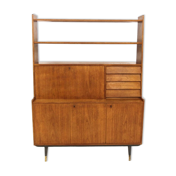Secrétaire scandinave en teck, Bräntorps, Suède, 1960