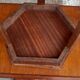 Gueridon old marquetry table old art deco vintage