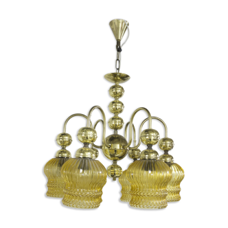 Luxury chandelier 1970s Czechoslovakia