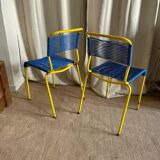 Pair of scoubidou chairs
