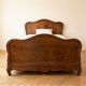 Antique Louis XV double bed in solid wood 140x190.
