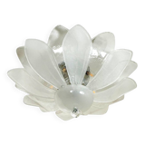 Contemporary Modern Flower  Glass Flush Mount