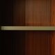 2-door sliding furniture in the style of F. Knoll, veneered teak.