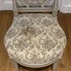 Pair of chairs, lyre back, based on a model by Jacob, Louis XVI style.