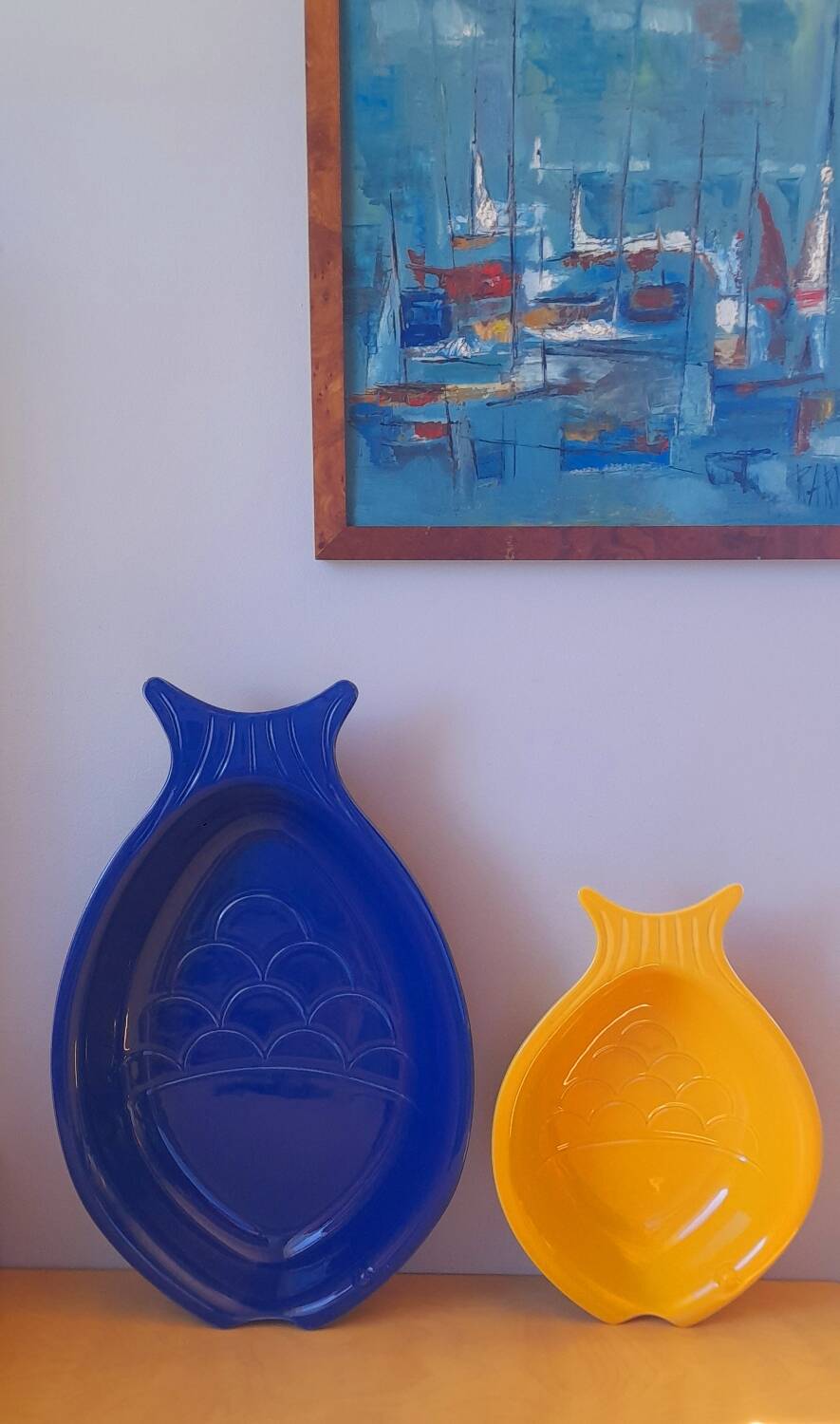 Ceramic fish dish from Brittany
