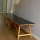 1950's bamboo flower bench