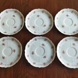 6 tasses Chapus Frères Limoges "Service Perle"
