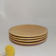 Set of 4 dessert plates in Chantilly France vintage stoneware