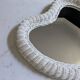 Vintage 80s rattan mirror