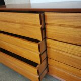 Italian drawer sideboard in solid wood 1960