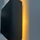Pair of vintage Doria Leuchten wall lights, matte black, Germany 1970s