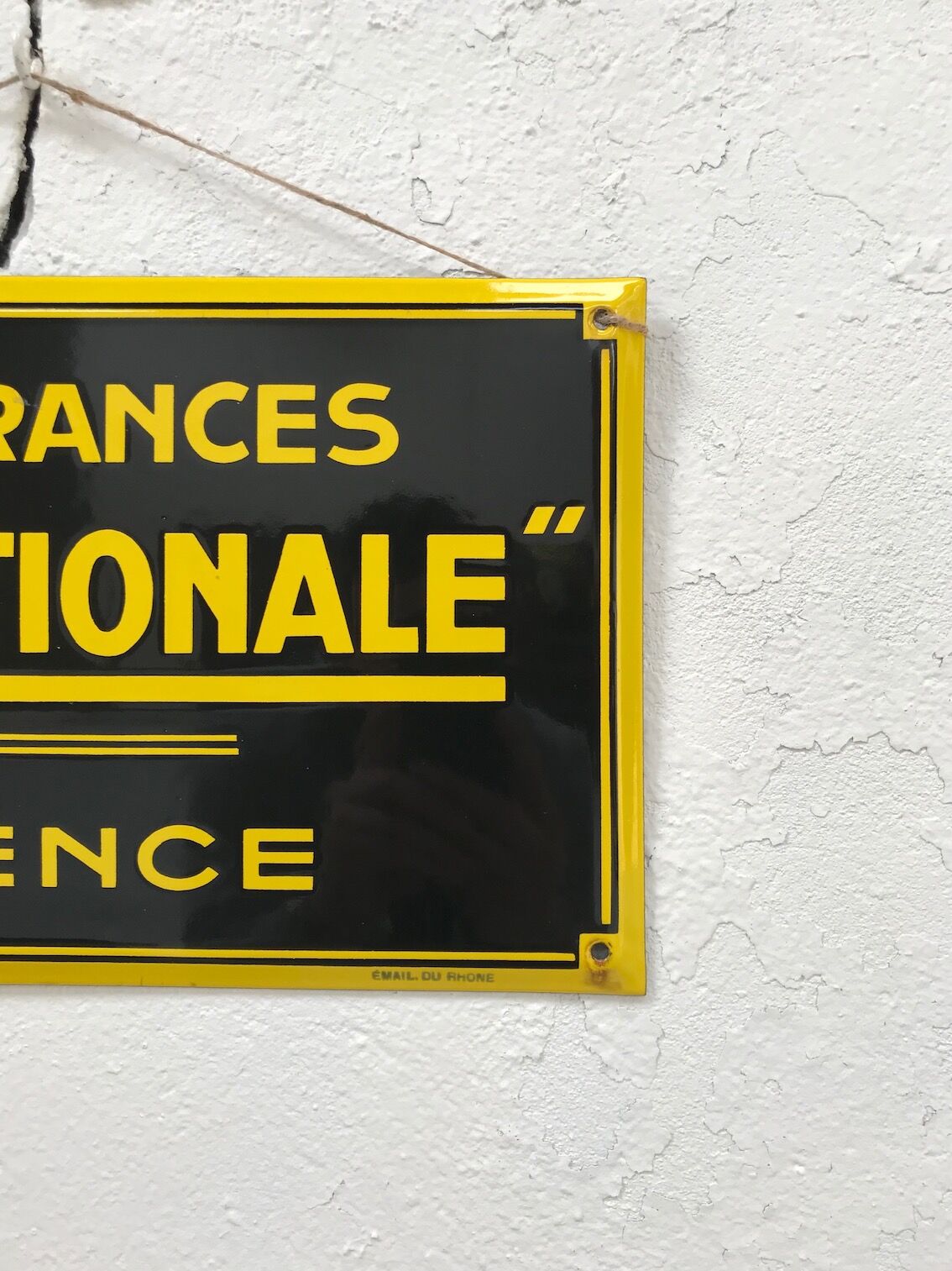 La national enamel plate