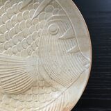 Lot 6 plates fish décor