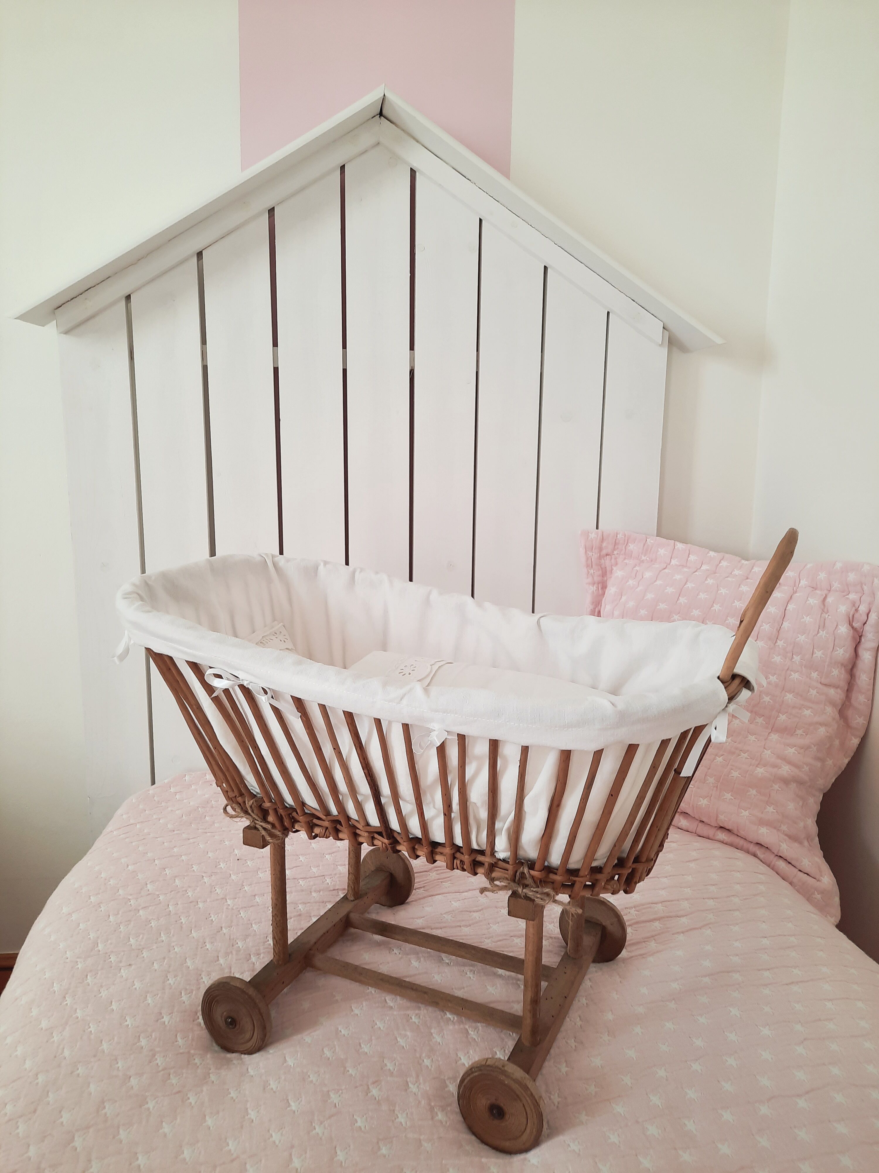 Antique doll cradle