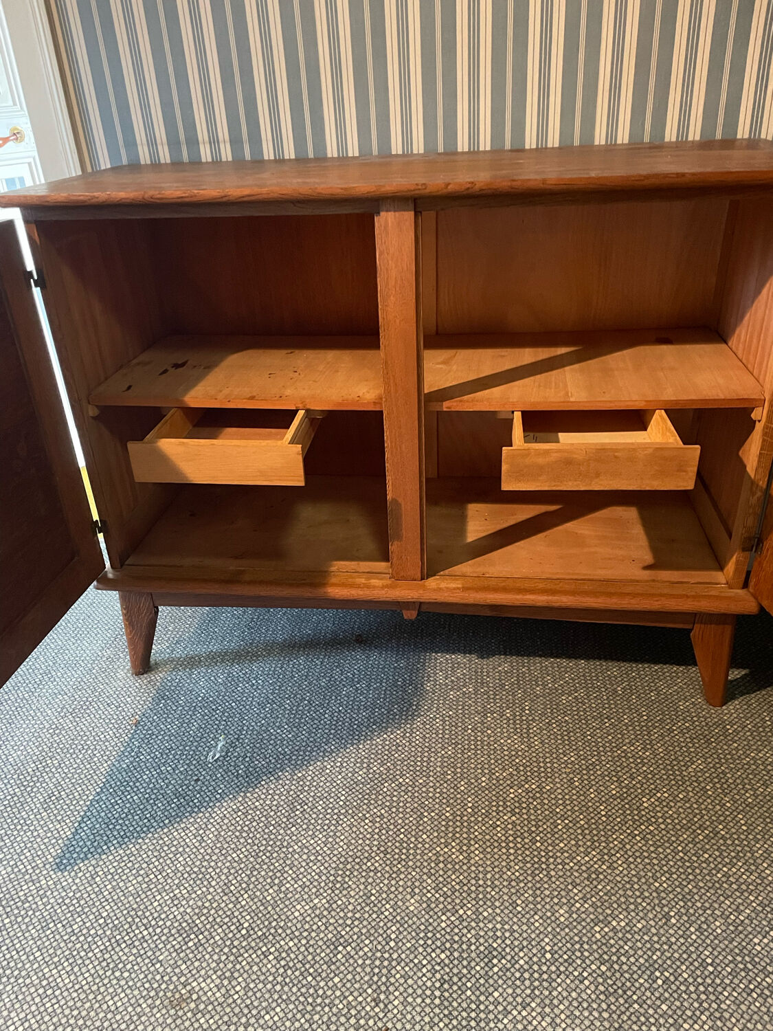 Sideboard vintage compass feet 50/60