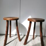 Pair of tripod stools