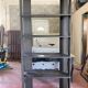 Black tole floor cabinet industrial style circa 1930