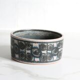 Vintage pottery with geometric patterns