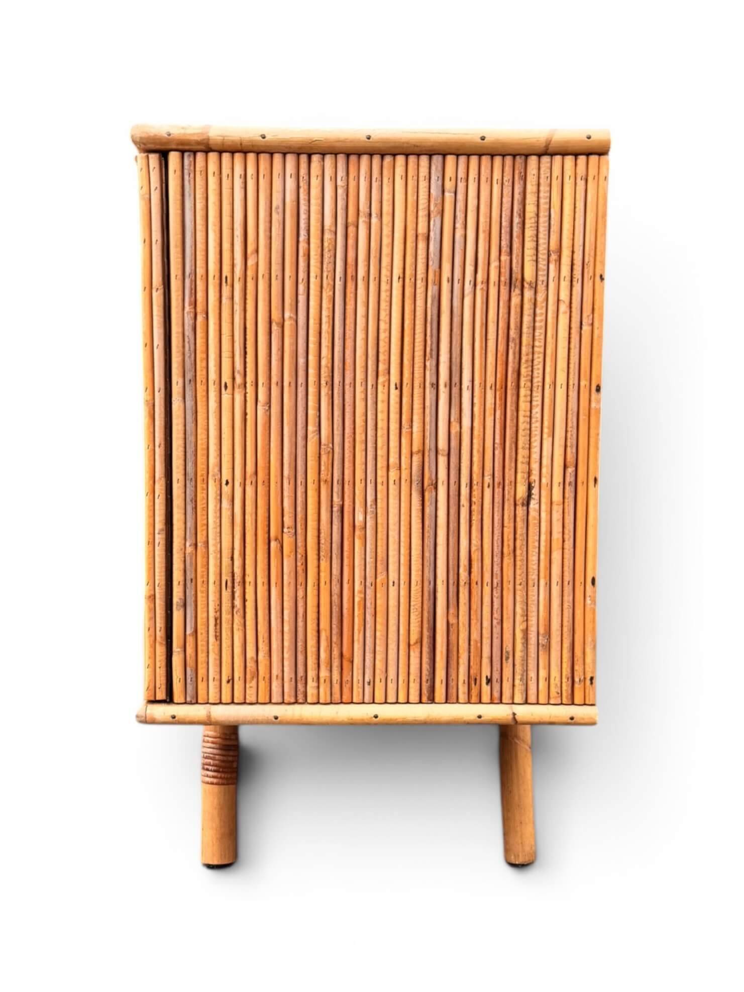 Bamboo and rattan buffet Audoux Minet