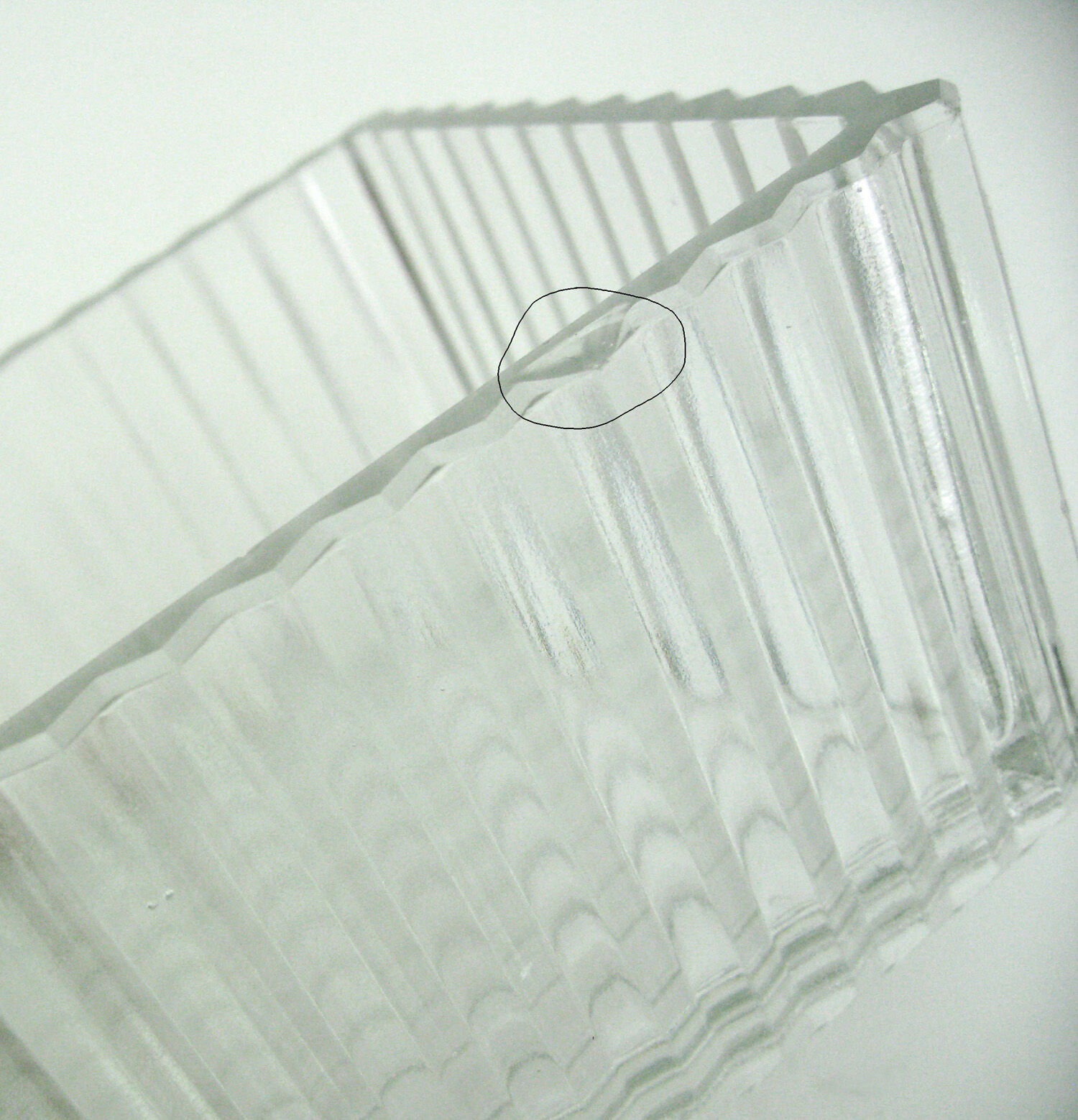 Glass cookie box and mirror tray - Art Deco style - vintage 30s