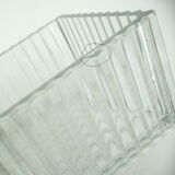 Glass cookie box and mirror tray - Art Deco style - vintage 30s