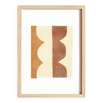 Painting on paper - H460 - Signed Eawy