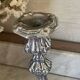 Pair of rococo silver-plated candlesticks