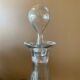 Antique crystal carafe